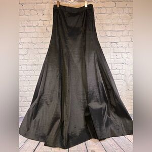 Eliza J Black Taffeta Formal Party Wedding Holiday Full Length Ball Gown Skirt 6